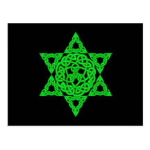Celtic davidsstjärnavykort