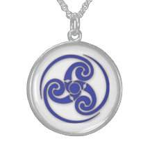 Celtic design sterling silver halssmycken