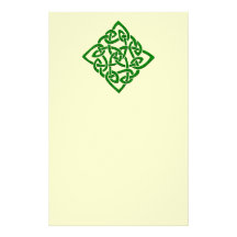 Celtic fnurra - diamant anpassningsbara brevpapper
