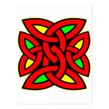 Celtic fnurratatuering vykort