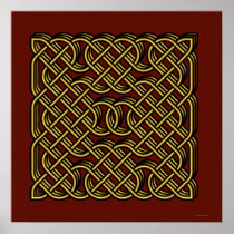 celtic hjärta print