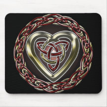Celtic hjärta Mousepad Musmattor