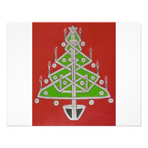 Celtic julgran unika inbjudningar