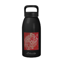 Celtic kattdesign vattenflaska