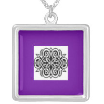 celtic purpurfärgat halsband