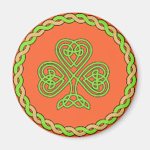 Celtic Shamrock Kylskåps Magneter