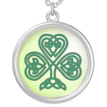 celtic shamrockhalsband