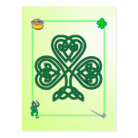 celtic shamrockvykort
