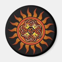 Celtic sol 4 kylskåps magneter