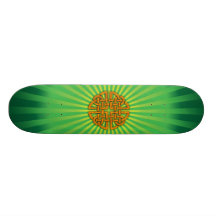 Celtic SunburstYin Yang Skateboard