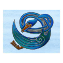Celtic svan vykort