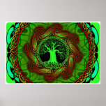 Celtic vishetträd (jordversionen) posters
