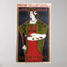 Cent för des för Louis Rhead ~-salong Affisch