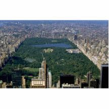 Central Park från söderna, New York City, USA Photo Cut Out