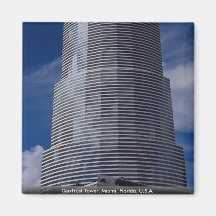 CenTrust torn, Miami, Florida, USA Magneter För Kylskåp