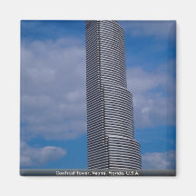CenTrust torn, Miami, Florida, USA Magneter