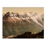 Chamonix dal från Aiguillen du Floria Savoy Vykort