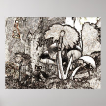 Champinjonskog Print