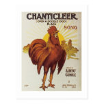Chanticleervintagesongbooken täcker vykort
