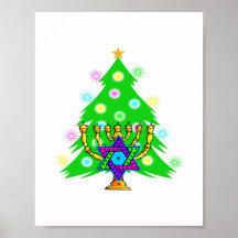 Chanukkah och jul print