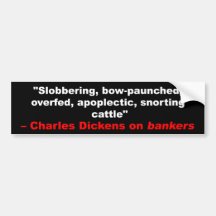Charles Dickens på bankirbildekal