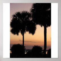 Charleston solnedgång posters