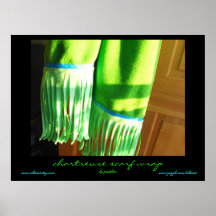 Chartreuse Scarfsjal vid den Gretchen affischen