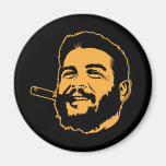 Che Guevara med cigarrporträttmagneten Kylskåpmagneter