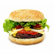 Cheeseburger Acrylic Cut Out