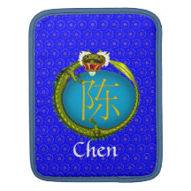 Chen Monogramdrake Sleeve För iPads
