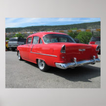 Chevrolet 1955 Bel Air Hardtop Affischer