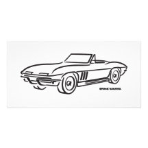 Chevrolet Corvette 1966 Fotokort