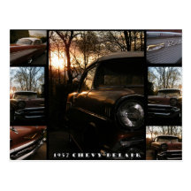 Chevy 1957 Belair Vykort
