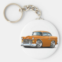 Chevy Belair orangebil 1955 Nyckel Ringar