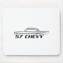 Chevy hårt bästa typ 1957 musmatta