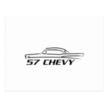 Chevy hårt bästa typ 1957 vykort