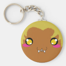 Chibi Werewolf Keychain Nyckel Ringar