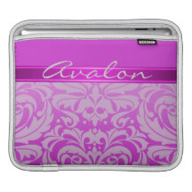 Chic rosa damastast rosa bandipad sleeve