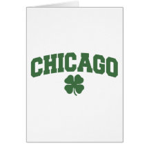 Chicago (irländsk Shamrock) Kort