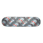 Chicago som vinkar flagga skateboards
