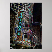 Chicago tänder affisch