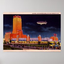 Chicago världsmässa 1933 affisch
