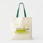 Chick-ärtor hänger lös tote bag