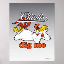 Chickar gräver mig affisch