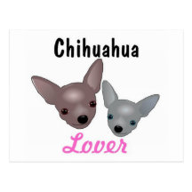 Chihuahuaälskarevykort