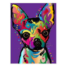 Chihuahuakonst Vykort