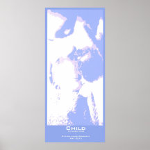 "Child" Poster - Blue Vertical