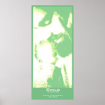 "Child" Poster - Green Vertical
