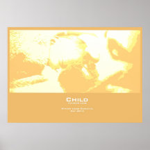 "Child" Poster - Orange Horizontal