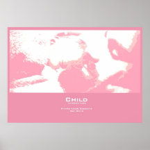 "Child" Poster - Pink Horizontal
